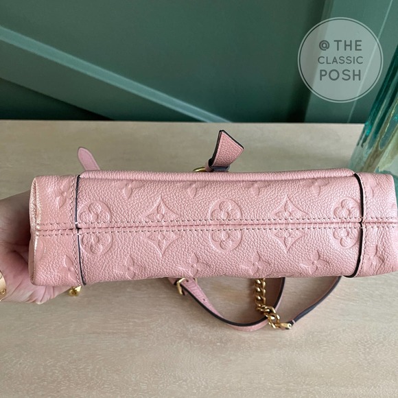 LOUIS VUITTON Blanche BB Rose Poudre Empreinte Crossbody BAG SP1178 - Picture 6 of 15